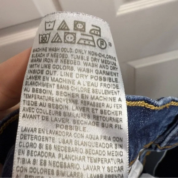 Levi’s Boyfriend Straight Leg Jean Denim Womens Size 5 Medium Wash GUC - Picture 7 of 7